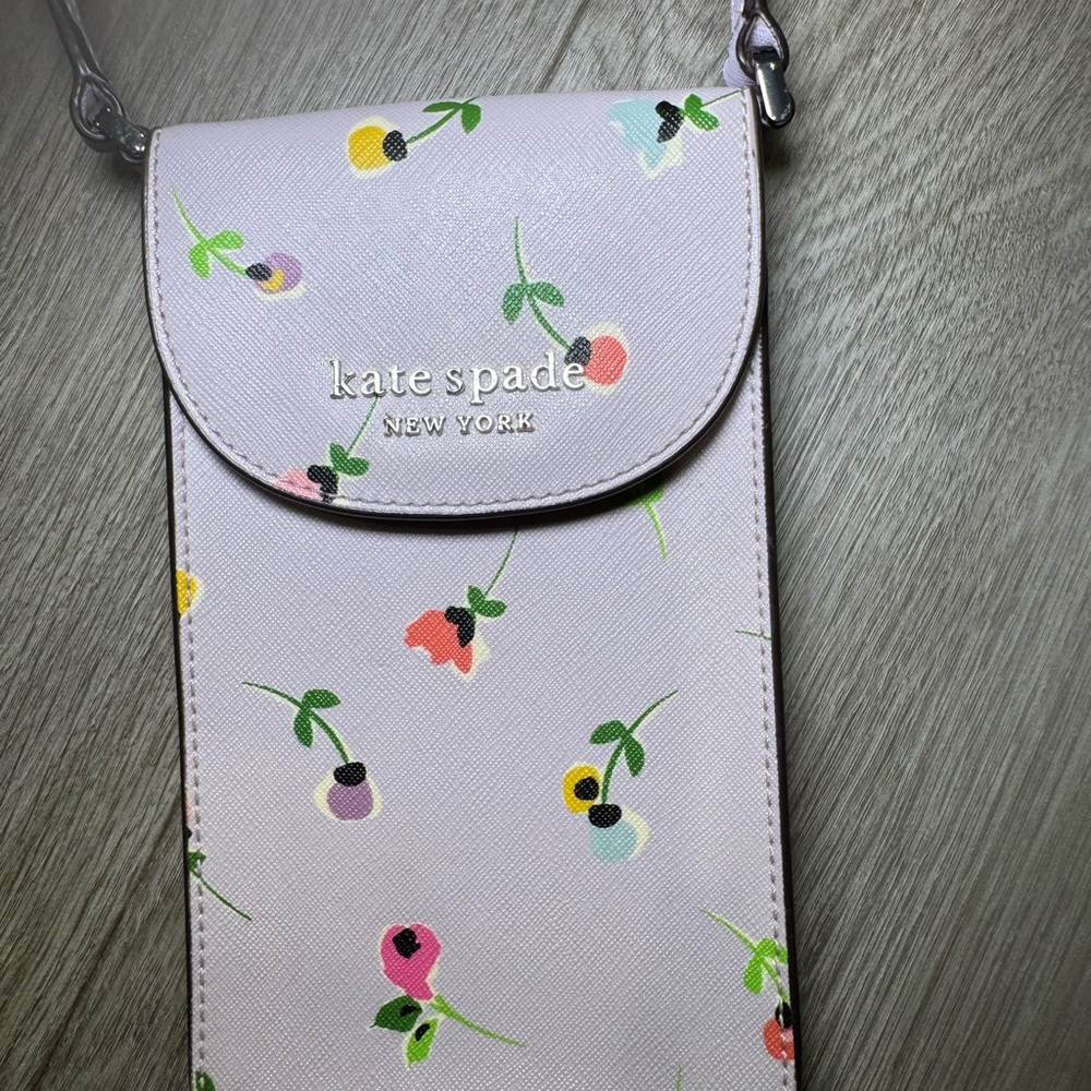 Kate Spade Floral Crossbody Bag - Light Purple
